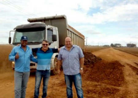 Após gestão do vereador Carlinhos Marques, Agesul inicia recuperação da MS-485, em Aral Moreira