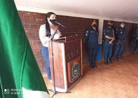 Vice prefeita Valdirene Soligo participa de entrega de viatura para PM de Aral Moreira