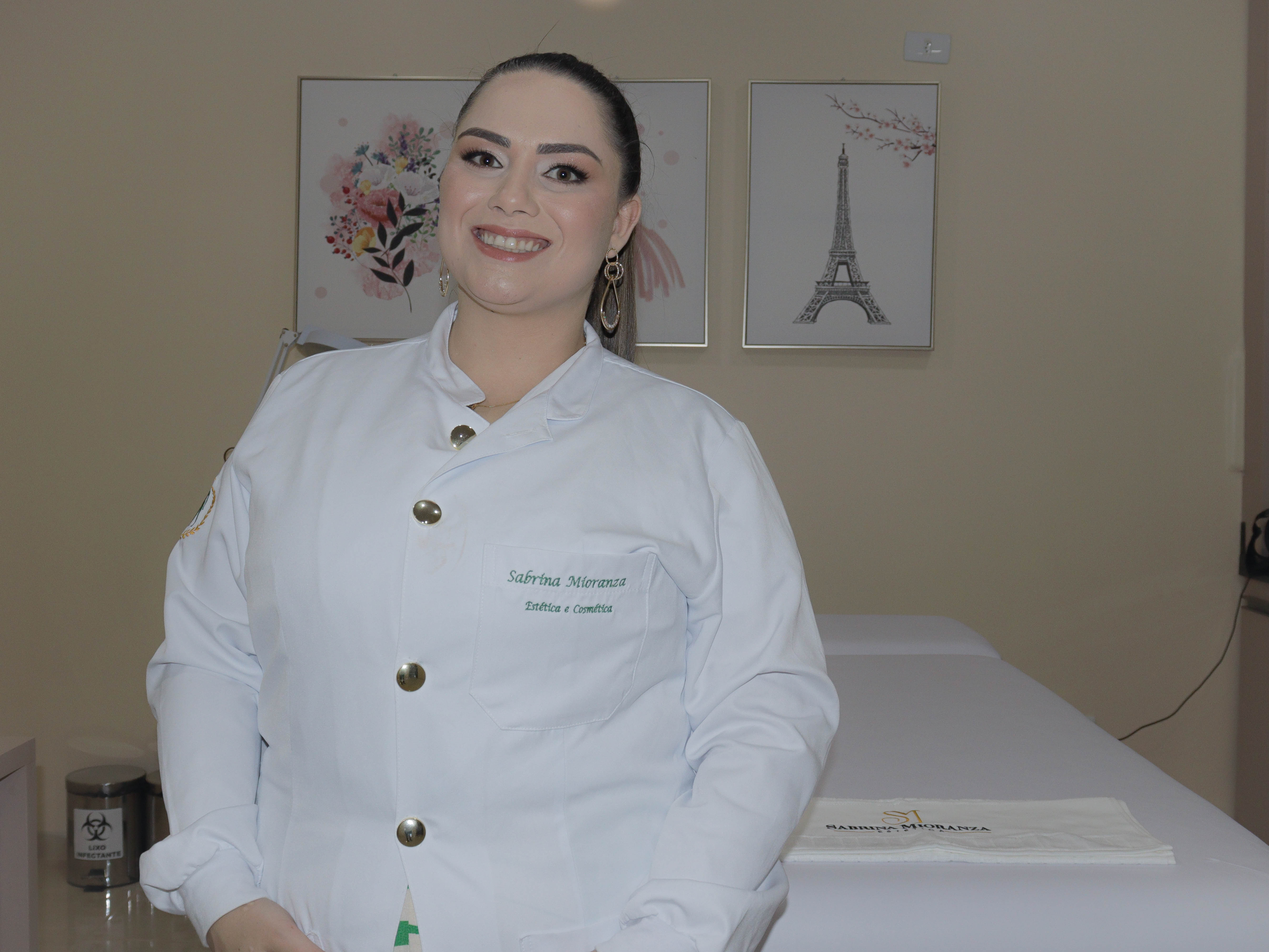 Esteticista Sabrina Mioranza. (Foto: Divulgação)